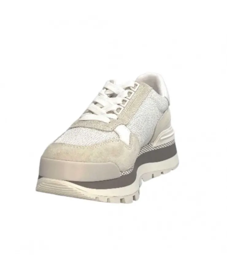 Liu.Jo Ba3119Px0270 Daim Textile Blanc*Femme Baskets