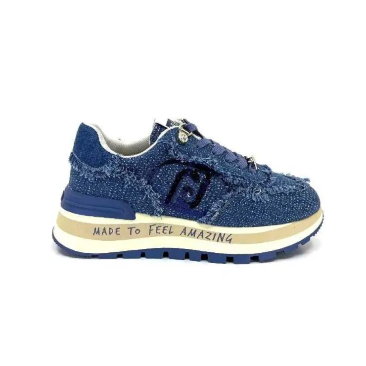 Liu.Jo Bf3087 Amazing 20 Textile Denim*Femme Baskets