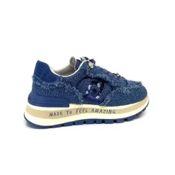 Liu.Jo Bf3087 Amazing 20 Textile Denim*Femme Baskets