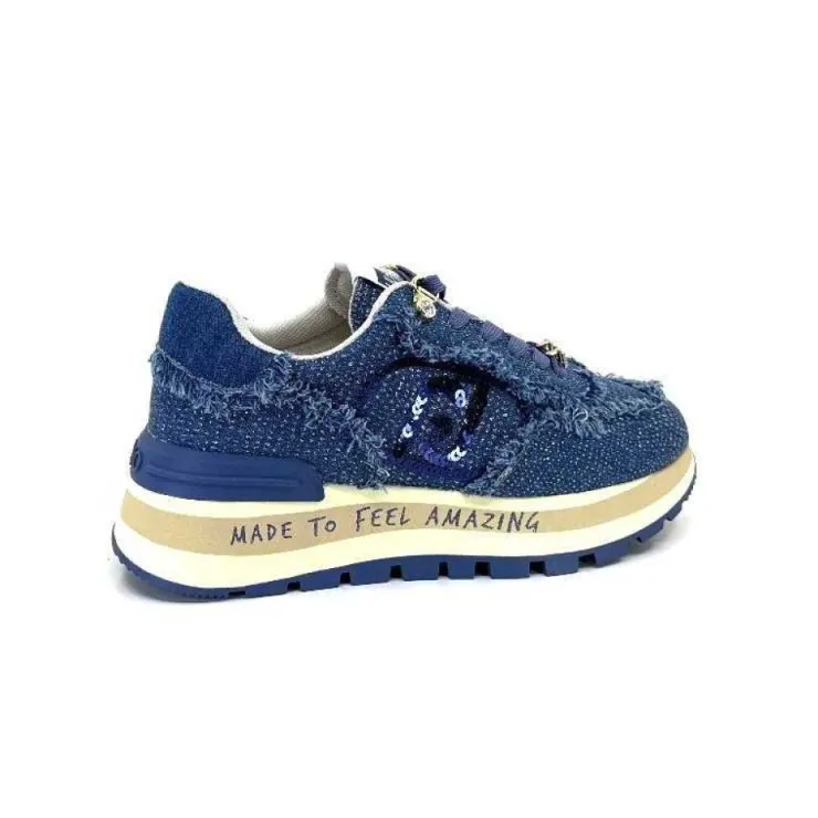 Liu.Jo Bf3087 Amazing 20 Textile Denim*Femme Baskets