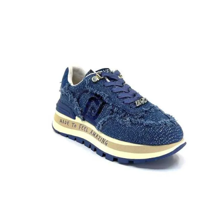 Liu.Jo Bf3087 Amazing 20 Textile Denim*Femme Baskets