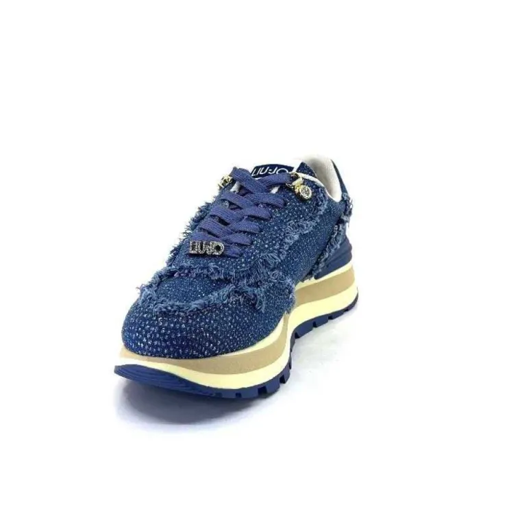 Liu.Jo Bf3087 Amazing 20 Textile Denim*Femme Baskets