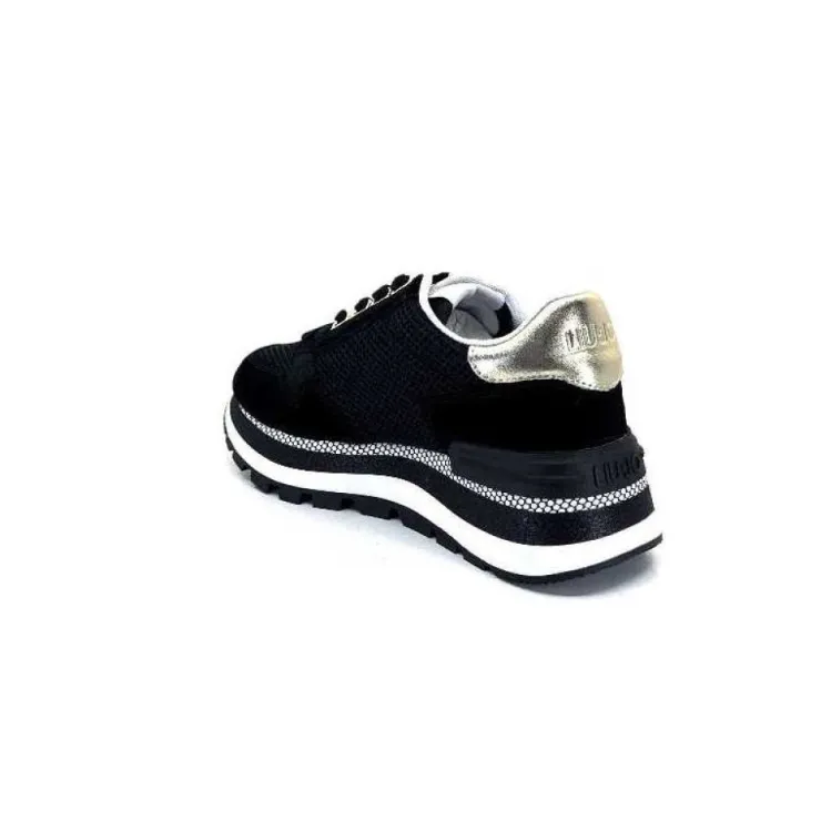 Liu.Jo Bf3057 Amazing 10 Textile Noir*Femme Baskets