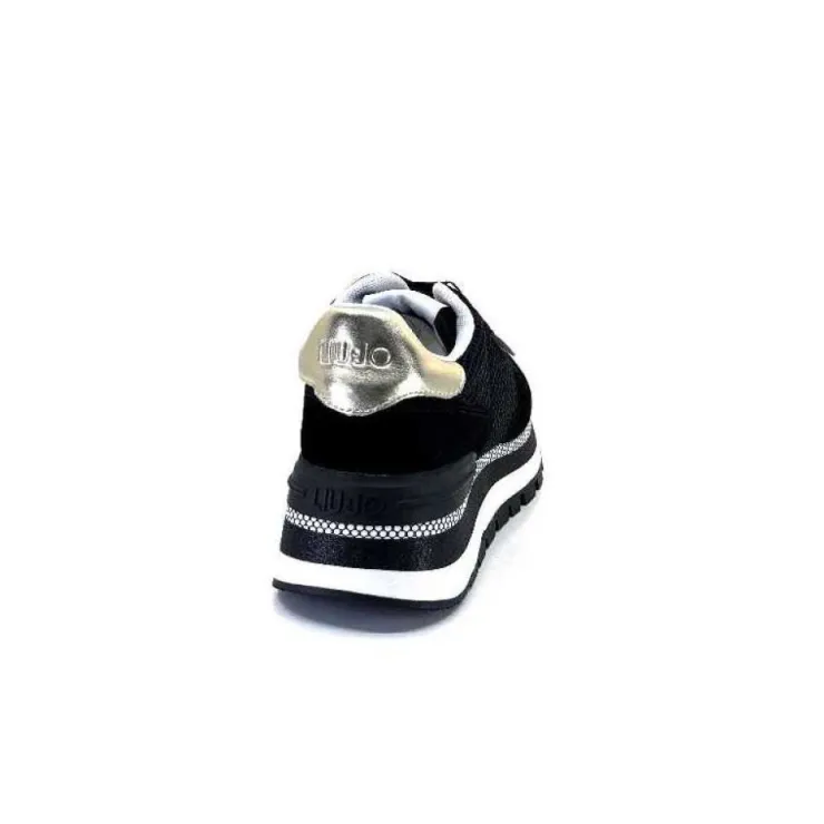 Liu.Jo Bf3057 Amazing 10 Textile Noir*Femme Baskets