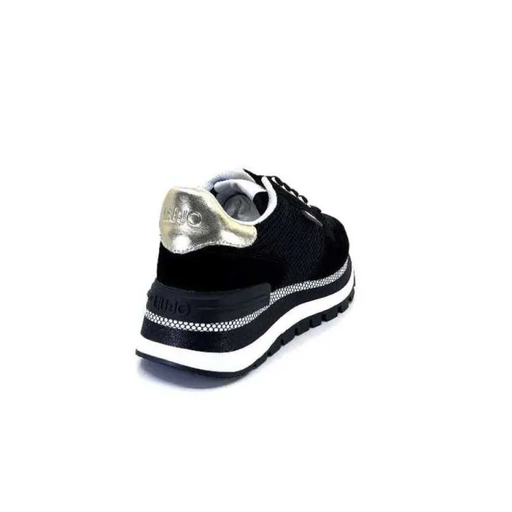 Liu.Jo Bf3057 Amazing 10 Textile Noir*Femme Baskets