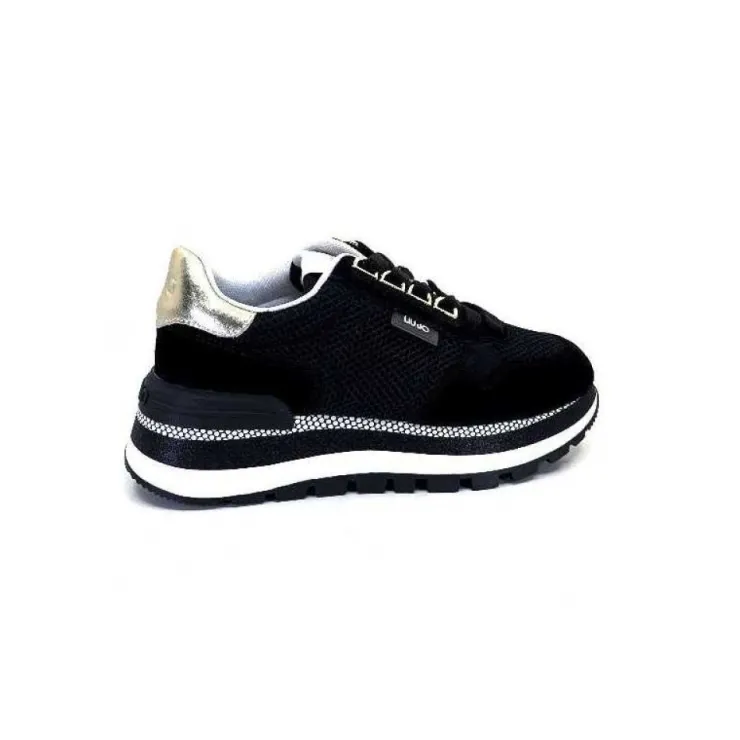 Liu.Jo Bf3057 Amazing 10 Textile Noir*Femme Baskets