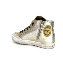 Méliné Meline Bup1151 Cuir Dore*Femme Baskets
