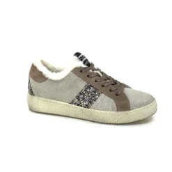 Méliné Meline Car 1420 14064 Cuir Sabbia*Femme Baskets