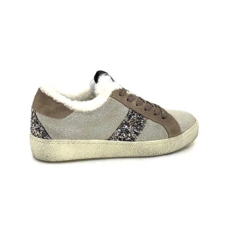 Méliné Meline Car 1420 14064 Cuir Sabbia*Femme Baskets