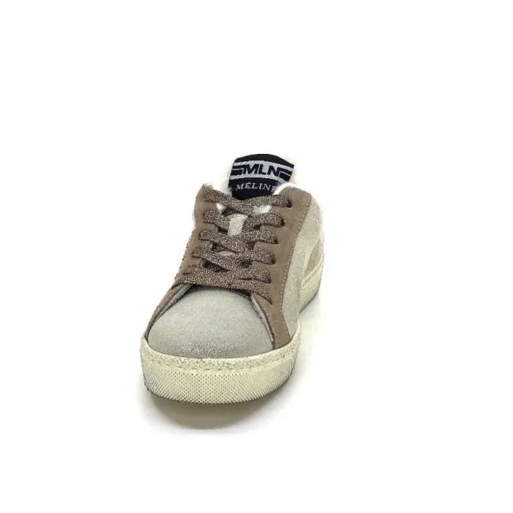 Méliné Meline Car 1420 14064 Cuir Sabbia*Femme Baskets