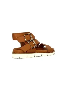 Elue Par Nous Metamorf Ose Nanophage Cuir Camel*Femme Plateformes