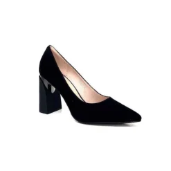 Elue Par Nous Metamorfose Palencia Daim Noir*Femme Escarpins