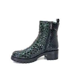 Minka Din 7 Cuir Coco Vert*Femme Bottines