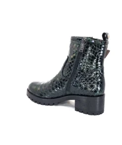 Minka Din 7 Cuir Coco Vert*Femme Bottines