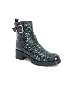 Minka Din 7 Cuir Coco Vert*Femme Bottines