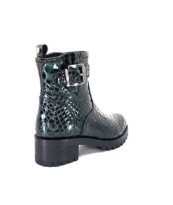 Minka Din 7 Cuir Coco Vert*Femme Bottines