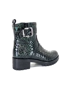 Minka Din 7 Cuir Coco Vert*Femme Bottines