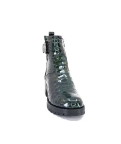 Minka Din 7 Cuir Coco Vert*Femme Bottines