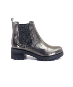 Minka Diva Cuir Bavaro Taupe*Femme Bottines