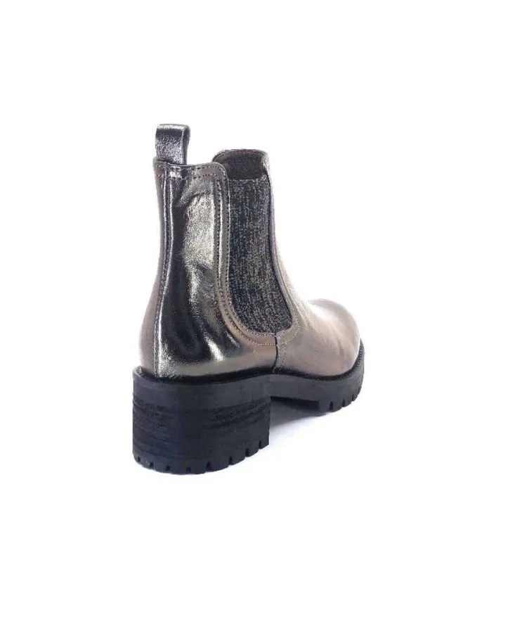 Minka Diva Cuir Bavaro Taupe*Femme Bottines