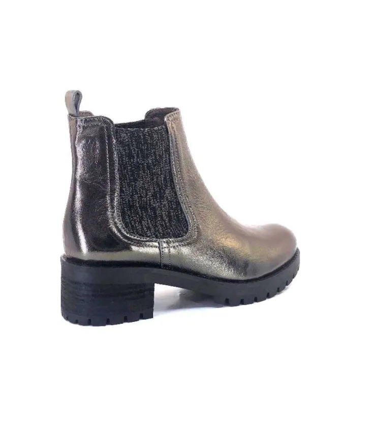 Minka Diva Cuir Bavaro Taupe*Femme Bottines