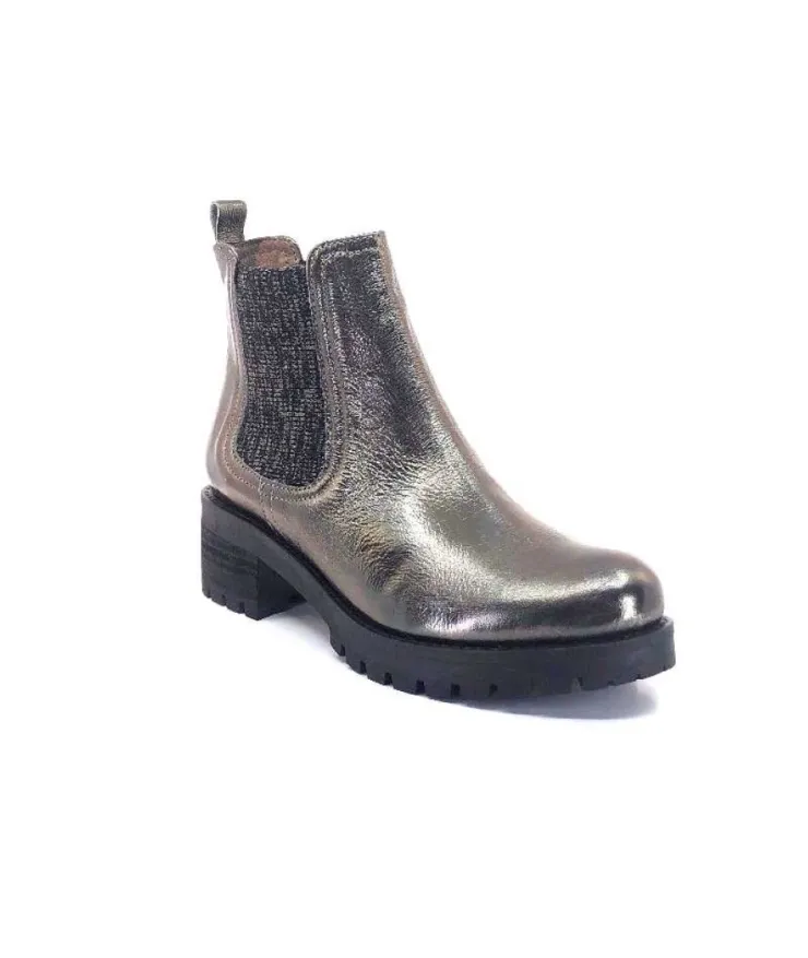 Minka Diva Cuir Bavaro Taupe*Femme Bottines