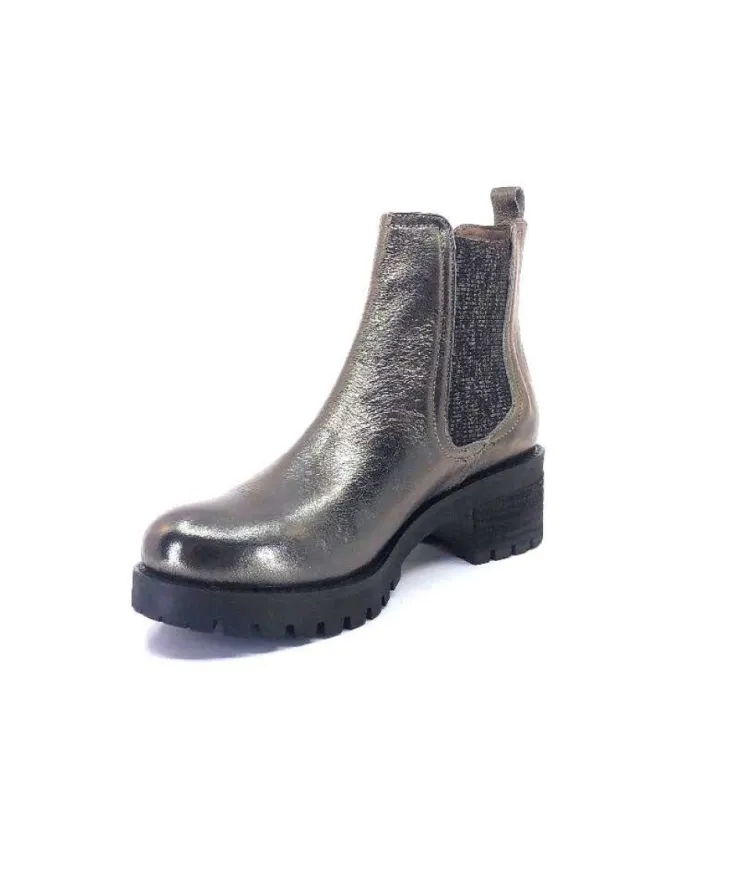 Minka Diva Cuir Bavaro Taupe*Femme Bottines