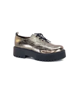 Minka Dunvel Cuir Metal Taupe*Femme Lacets