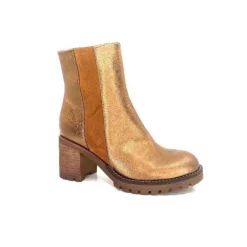 Minka Foly Cuir Dore*Femme Bottines