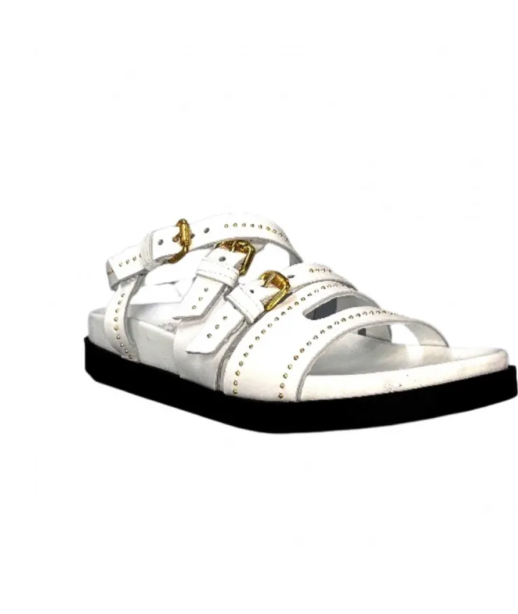 Mjus P44020 101 Cuir Blanc*Femme Sandales