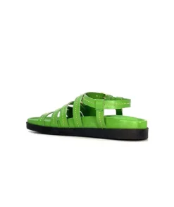 Mjus P44020 101 Cuir Vert*Femme Plateformes