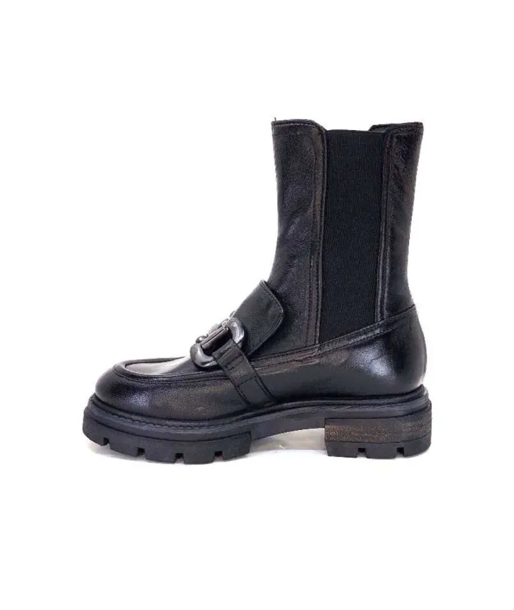 Mjus P31204 Cuir Noir*Femme Mocassins