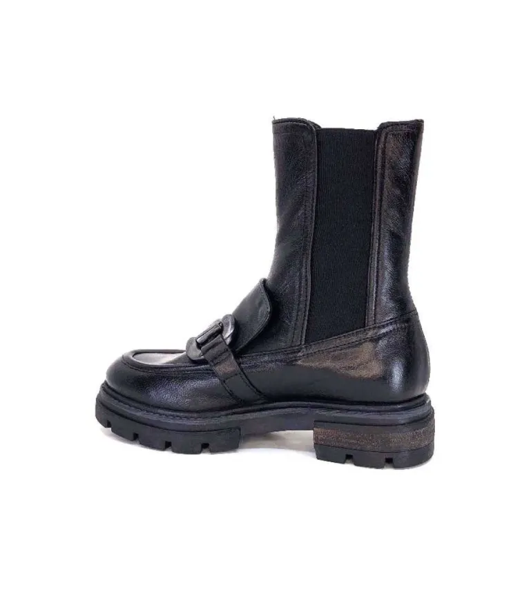 Mjus P31204 Cuir Noir*Femme Mocassins