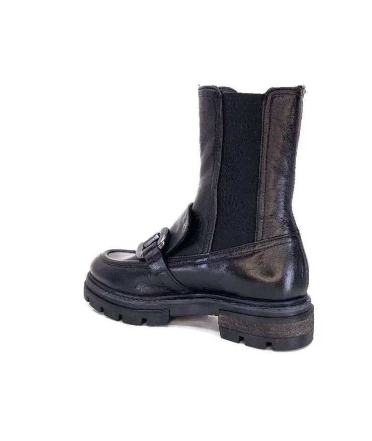 Mjus P31204 Cuir Noir*Femme Mocassins