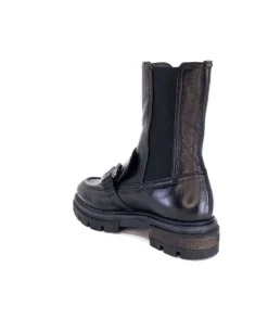 Mjus P31204 Cuir Noir*Femme Mocassins