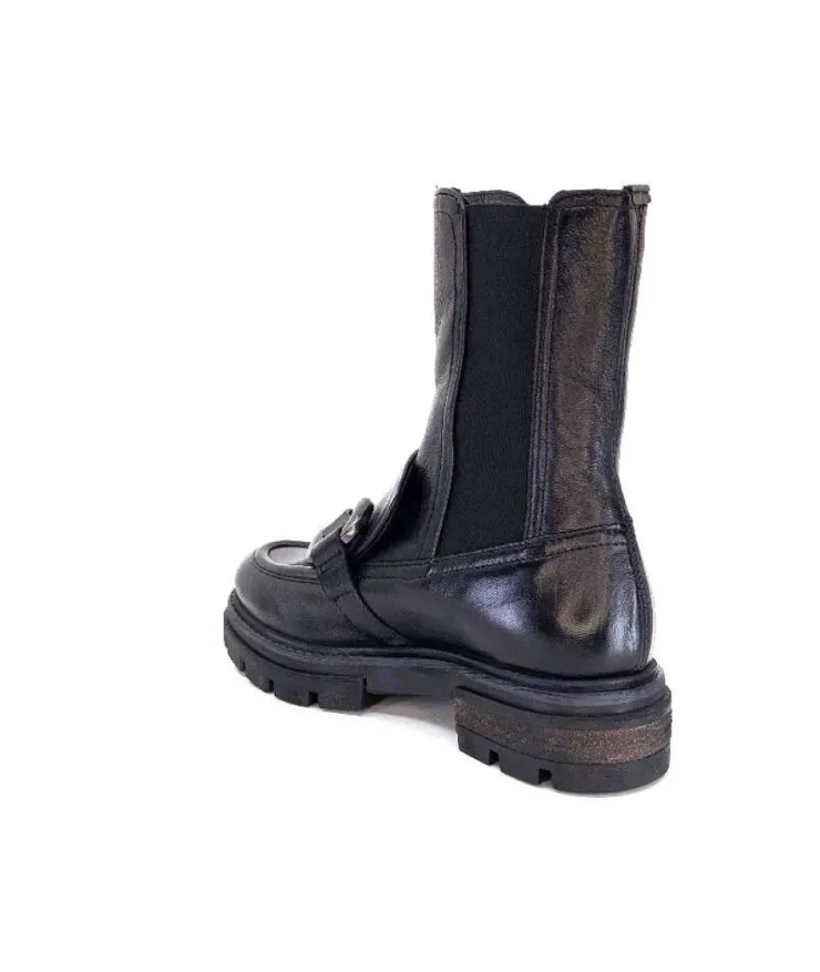 Mjus P31204 Cuir Noir*Femme Mocassins