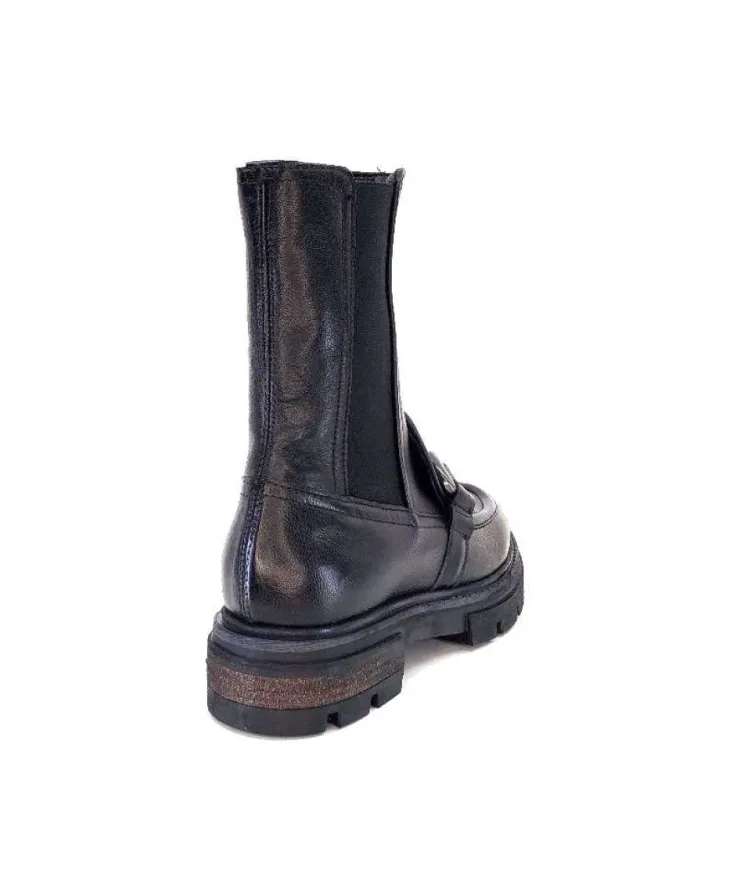 Mjus P31204 Cuir Noir*Femme Mocassins