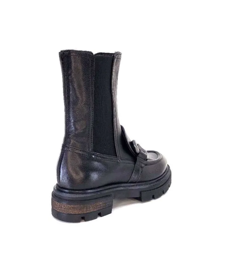 Mjus P31204 Cuir Noir*Femme Mocassins