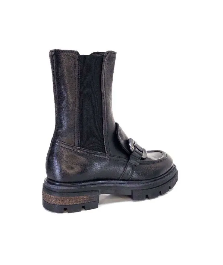 Mjus P31204 Cuir Noir*Femme Mocassins