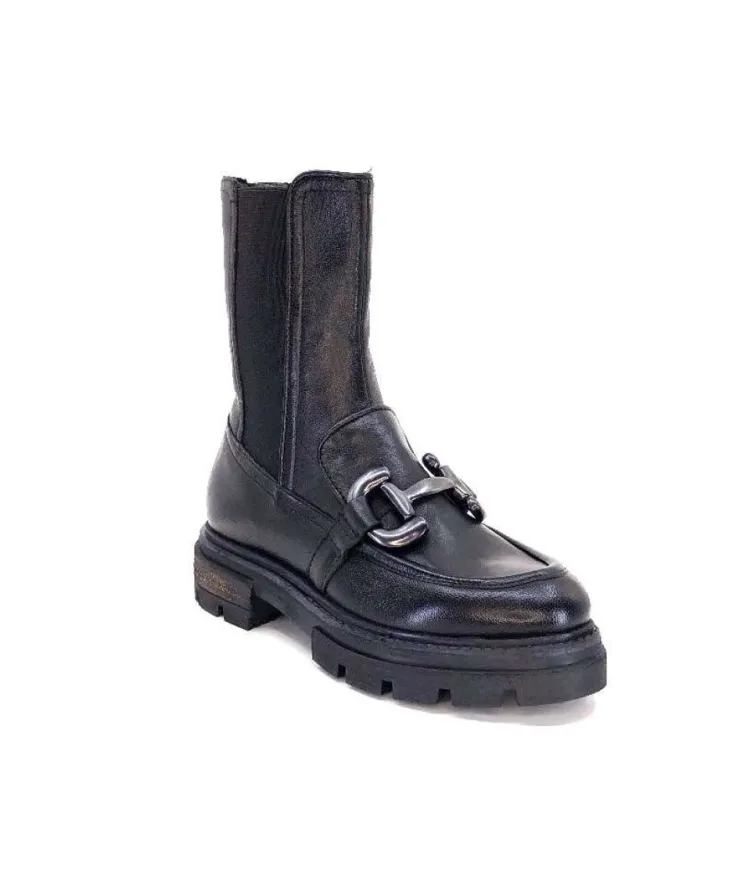 Mjus P31204 Cuir Noir*Femme Mocassins