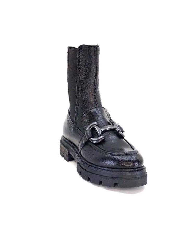 Mjus P31204 Cuir Noir*Femme Mocassins