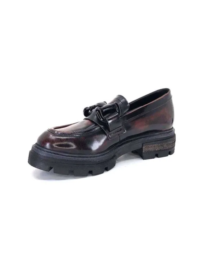 Mjus P31103 Cuir Spazzolato Merlot*Femme Mocassins