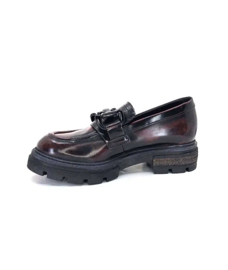 Mjus P31103 Cuir Spazzolato Merlot*Femme Mocassins