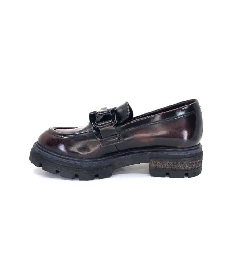 Mjus P31103 Cuir Spazzolato Merlot*Femme Mocassins