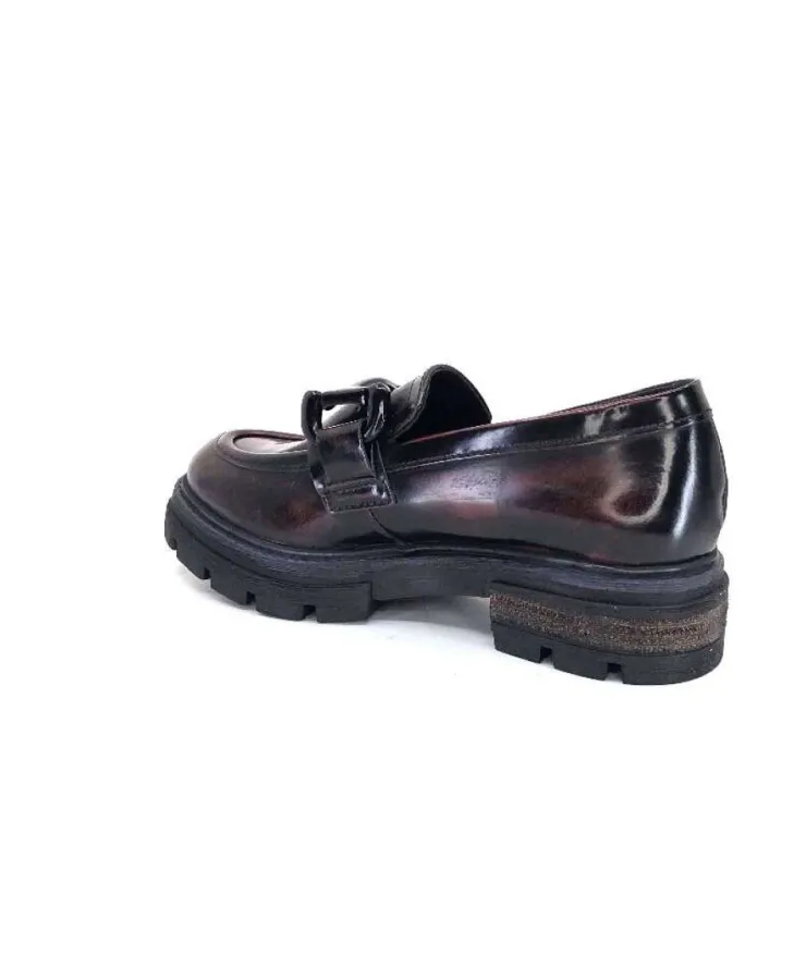 Mjus P31103 Cuir Spazzolato Merlot*Femme Mocassins