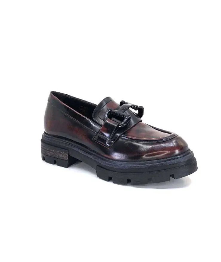 Mjus P31103 Cuir Spazzolato Merlot*Femme Mocassins
