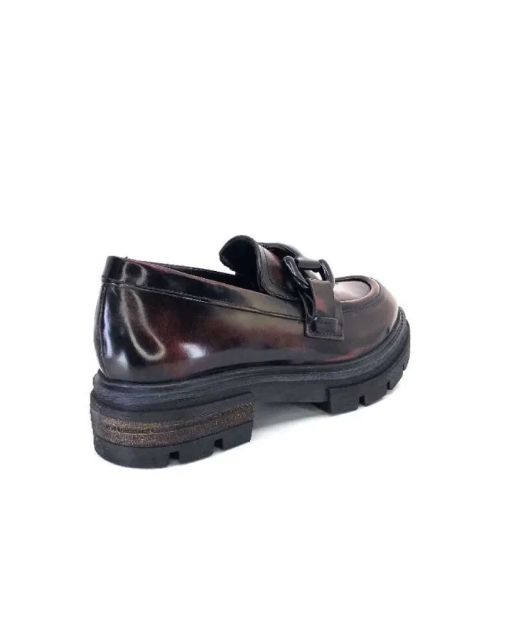Mjus P31103 Cuir Spazzolato Merlot*Femme Mocassins