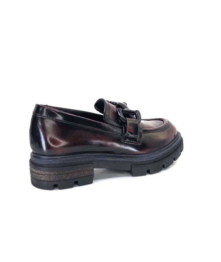 Mjus P31103 Cuir Spazzolato Merlot*Femme Mocassins