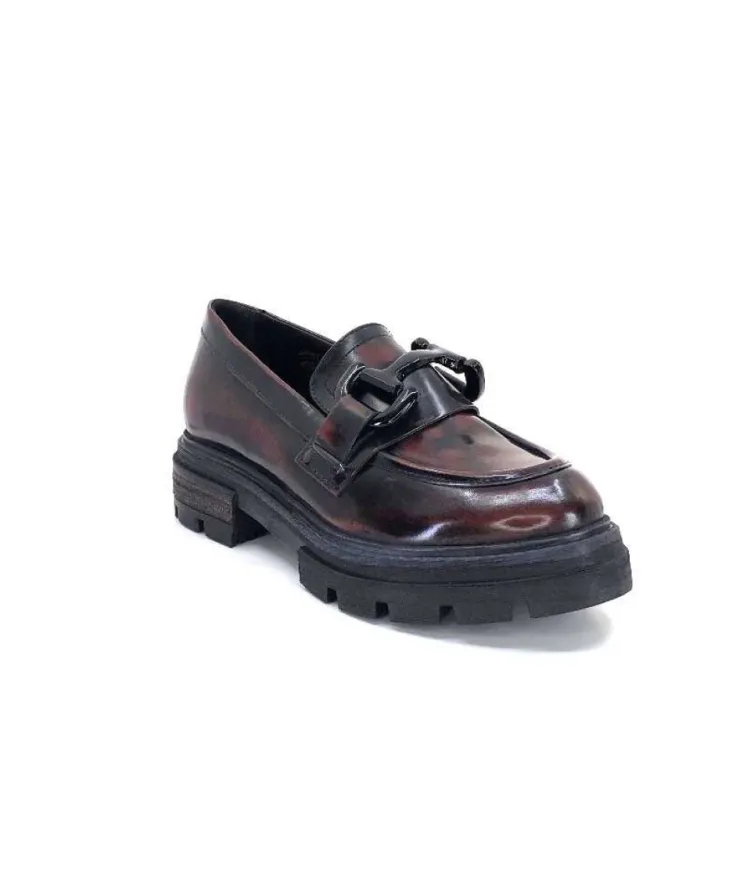 Mjus P31103 Cuir Spazzolato Merlot*Femme Mocassins