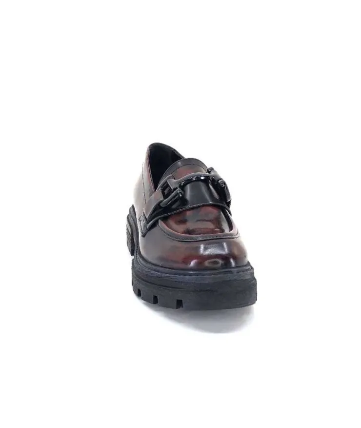 Mjus P31103 Cuir Spazzolato Merlot*Femme Mocassins